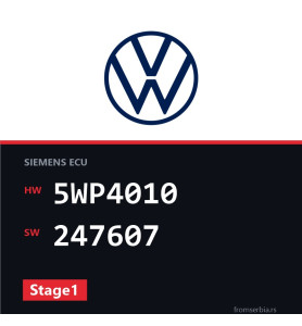 VW Passat 5WP4010 247607 Stage1 tuning file