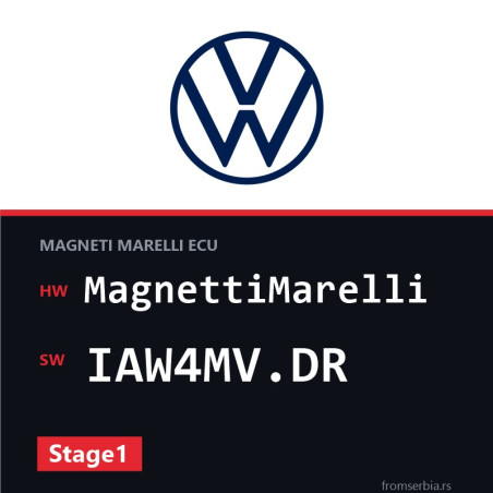 VW Passat MagnettiMarelli IAW4MV.DR Stage1 tuning file