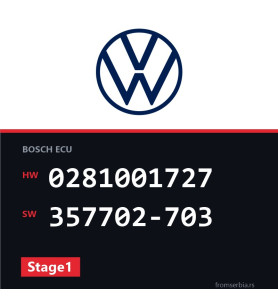 VW Passat 0281001727 357702-703 Stage1 tuning file