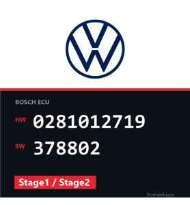 VW Passat 0281012719 378802 Stage1 / Stage2 tuning file