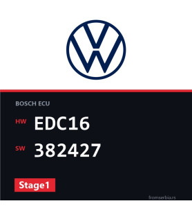 VW Passat EDC16 382427 Stage1 tuning file