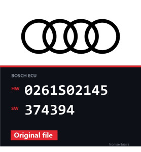 Audi A4 0261S02145 374394 Stage1 tuning file