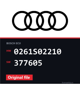 Audi A4 0261S02210 377605 original ECU file