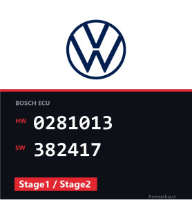 VW Passat 0281013 382417 Stage1 / Stage2 tuning file