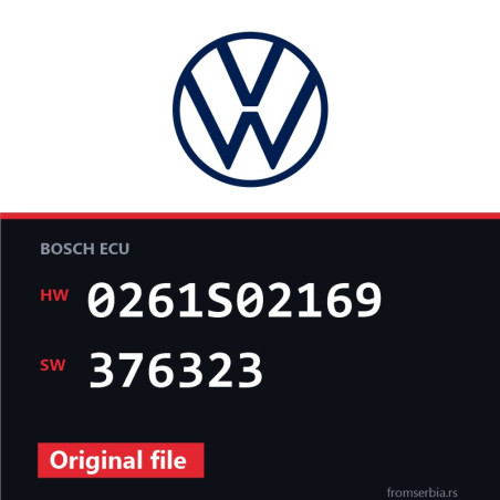VW Passat 0261S02169 376323 original ECU file
