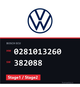 VW Passat 0281013260 382088 Stage1 / Stage2 tuning file