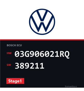 VW Passat 03G906021RQ 389211 Stage1 tuning file