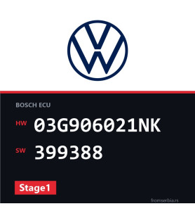 VW Passat 03G906021NK 399388 Stage1 tuning file