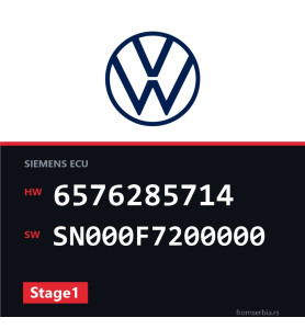 VW Passat 6576285714 SN000F7200000 Stage1 tuning file