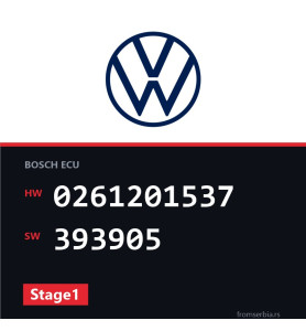 VW Passat 0261201537 393905 Stage1 tuning file
