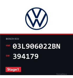 VW Passat 03L906022BN 394179 Stage1 tuning file
