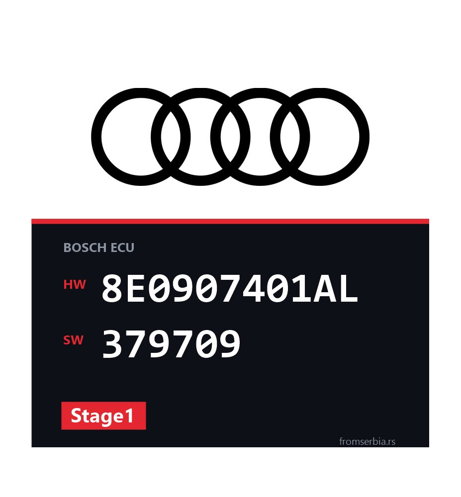 Audi A4 8E0907401AL 379709 Stage1 tuning file