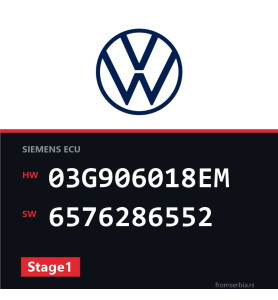 VW Passat 03G906018EM 6576286552 Stage1 tuning file