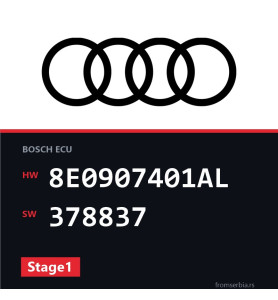 Audi A4 8E0907401AL 378837 Stage1 tuning file