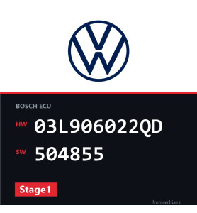 VW Passat 03L906022QD 504855 Stage1 tuning file