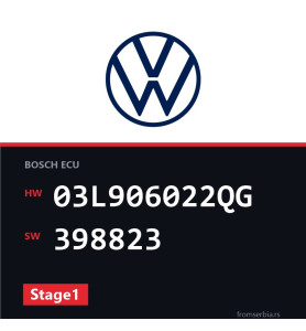 VW Passat 03L906022QG 398823 Stage1 tuning file