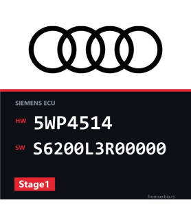 Audi A4 5WP4514 S6200L3R00000 Stage1 tuning file