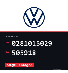 VW Passat 0281015029 505918 Stage1 / Stage2 tuning file