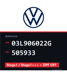 VW Passat 03L906022G 505933 Stage1 / Stage1+++ + DPF OFF tuning file
