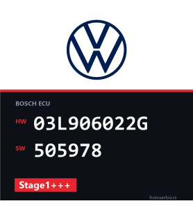 VW Passat 03L906022G 505978 Stage1+++ tuning file