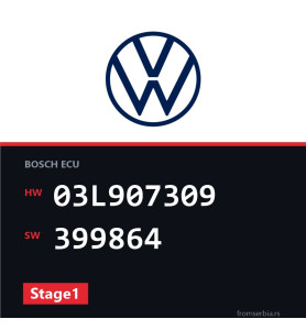 VW Passat 03L907309 399864 Stage1 tuning file
