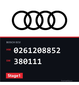 Audi A4 0261208852 380111 Stage1 tuning file