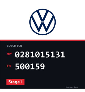 VW Passat 0281015131 500159 Stage1 tuning file