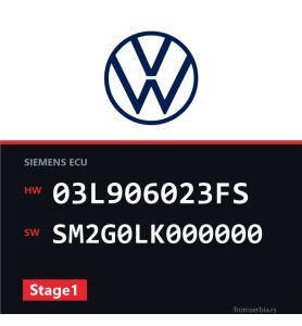 VW Passat 03L906023FS SM2G0LK000000 Stage1 tuning file
