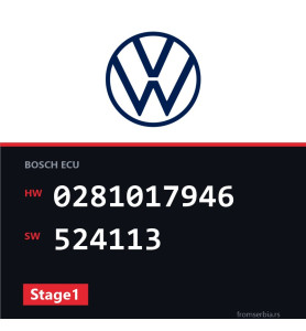 VW Passat 0281017946 524113 Stage1 tuning file