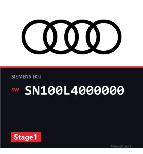 Audi A4 SN100L4000000 Stage1 tuning file