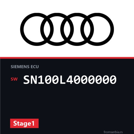 Audi A4 SN100L4000000 Stage1 tuning file