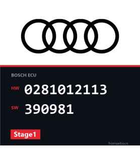 Audi A4 0281012113 390981 Stage1 tuning file
