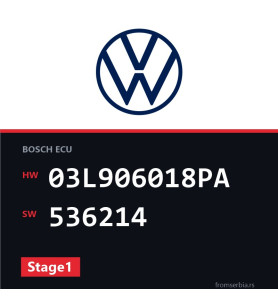 VW Passat 03L906018PA 536214 Stage1 tuning file