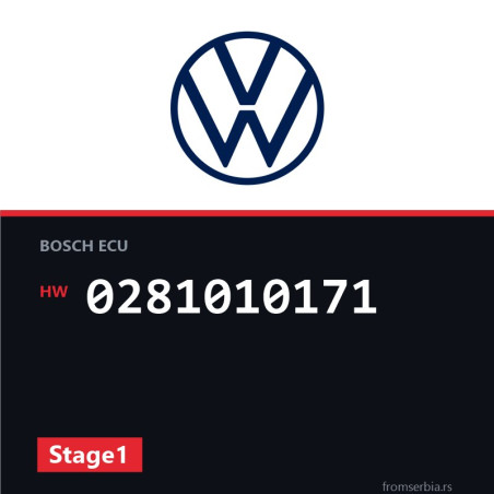 VW Passat 0281010171 Stage1 tuning file