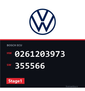 VW Passat 0261203973 355566 Stage1 tuning file