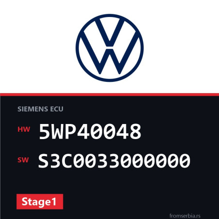 VW Polo 5WP40048 S3C0033000000 Stage1 tuning file