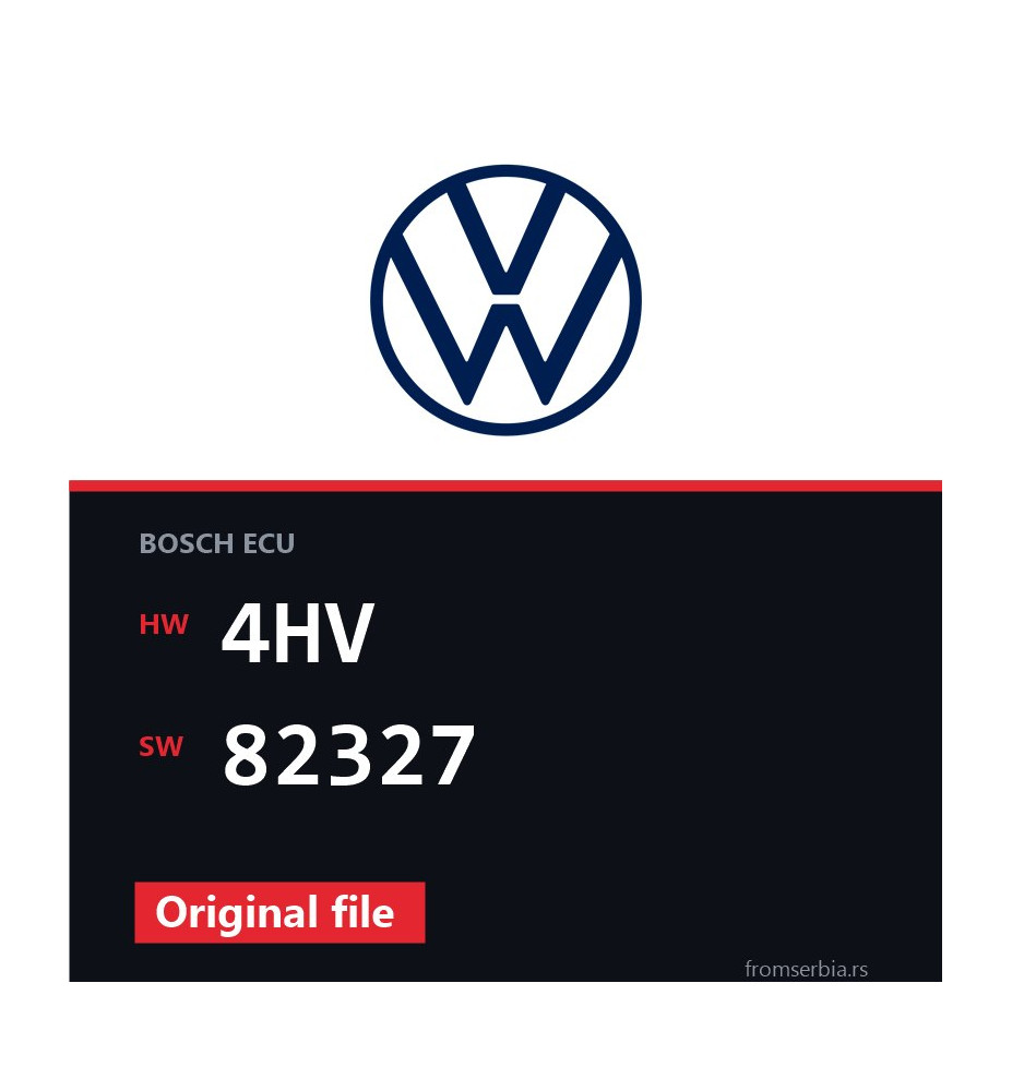 VW Polo 4HV 82327 Stage1 tuning file
