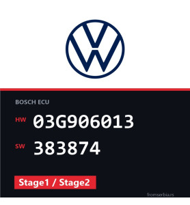 VW Polo 03G906013 383874 Stage1 / Stage2 tuning file