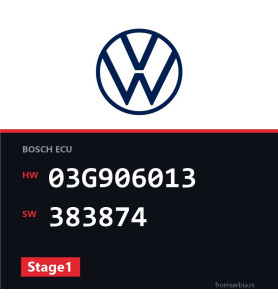 VW Polo 03G906013 383874 Stage1 tuning file