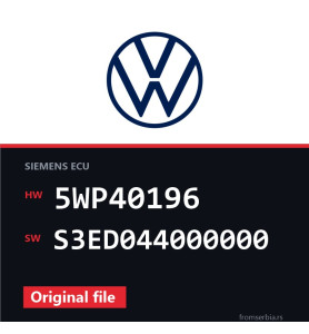VW Polo 5WP40196 S3ED044000000 original ECU file