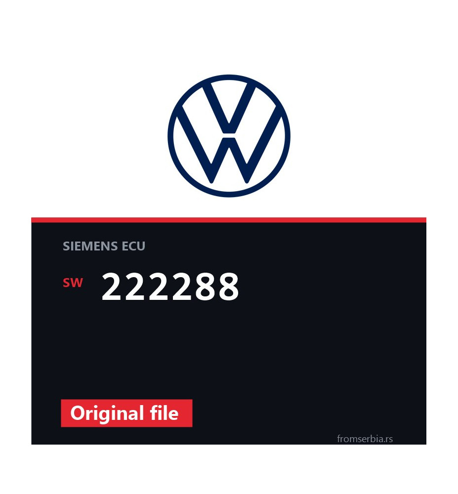 VW Polo 222288 original ECU file