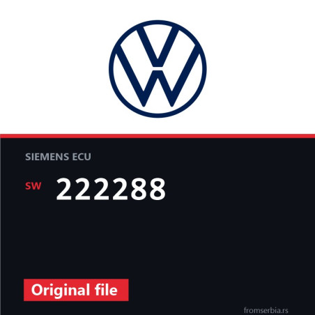 VW Polo 222288 original ECU file