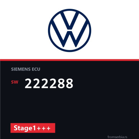 VW Polo 222288 Stage1+++ tuning file