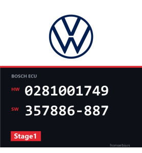 VW Polo 0281001749 357886-887 Stage1 tuning file
