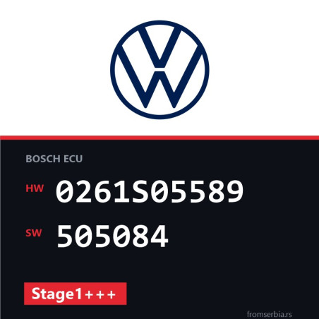 VW Scirocco 0261S05589 505084 Stage1+++ tuning file