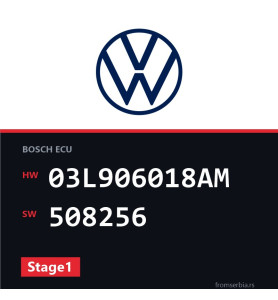 VW Scirocco 03L906018AM 508256 Stage1 tuning file
