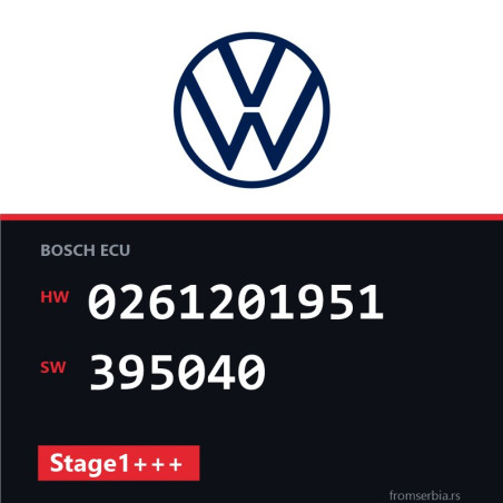 VW Scirocco 0261201951 395040 Stage1+++ tuning file