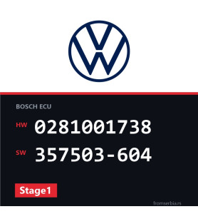VW Sharan 0281001738 357503-604 Stage1 tuning file