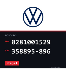VW Sharan 0281001529 358895-896 Stage1 tuning file
