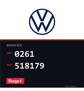 VW Sharan 0261 518179 Stage1 tuning file